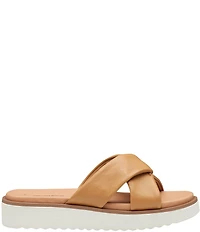 Johnston & Murphy Women's Mitzi Knotted Platform Slide Sandals