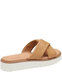 Johnston & Murphy Women's Mitzi Knotted Platform Slide Sandals