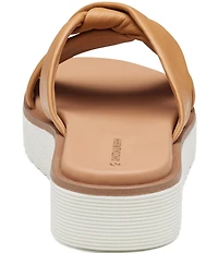 Johnston & Murphy Women's Mitzi Knotted Platform Slide Sandals
