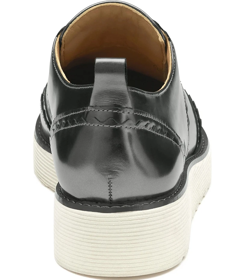Johnston & Murphy Women's Mitzi Metallic Leather Wingtip Oxfords
