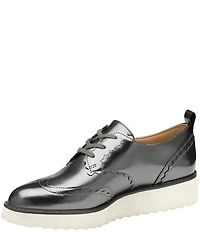 Johnston & Murphy Women's Mitzi Metallic Leather Wingtip Oxfords