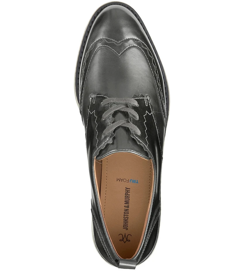 Johnston & Murphy Women's Mitzi Metallic Leather Wingtip Oxfords