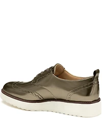 Johnston & Murphy Women's Mitzi Metallic Leather Wingtip Oxfords