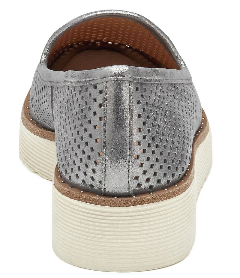 Johnston & Murphy Women's Mitzi Leather Perforated Venetian Loafers