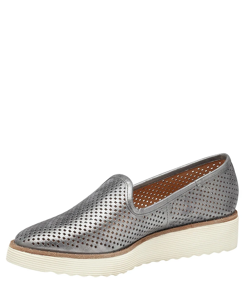 Johnston & Murphy Women's Mitzi Leather Perforated Venetian Loafers