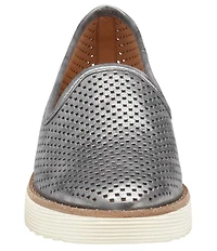 Johnston & Murphy Women's Mitzi Leather Perforated Venetian Loafers