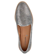 Johnston & Murphy Women's Mitzi Leather Perforated Venetian Loafers