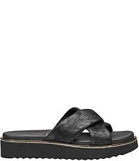 Johnston & Murphy Women's Mitzi Suede Knotted Slide Sandals