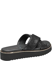 Johnston & Murphy Women's Mitzi Suede Knotted Slide Sandals