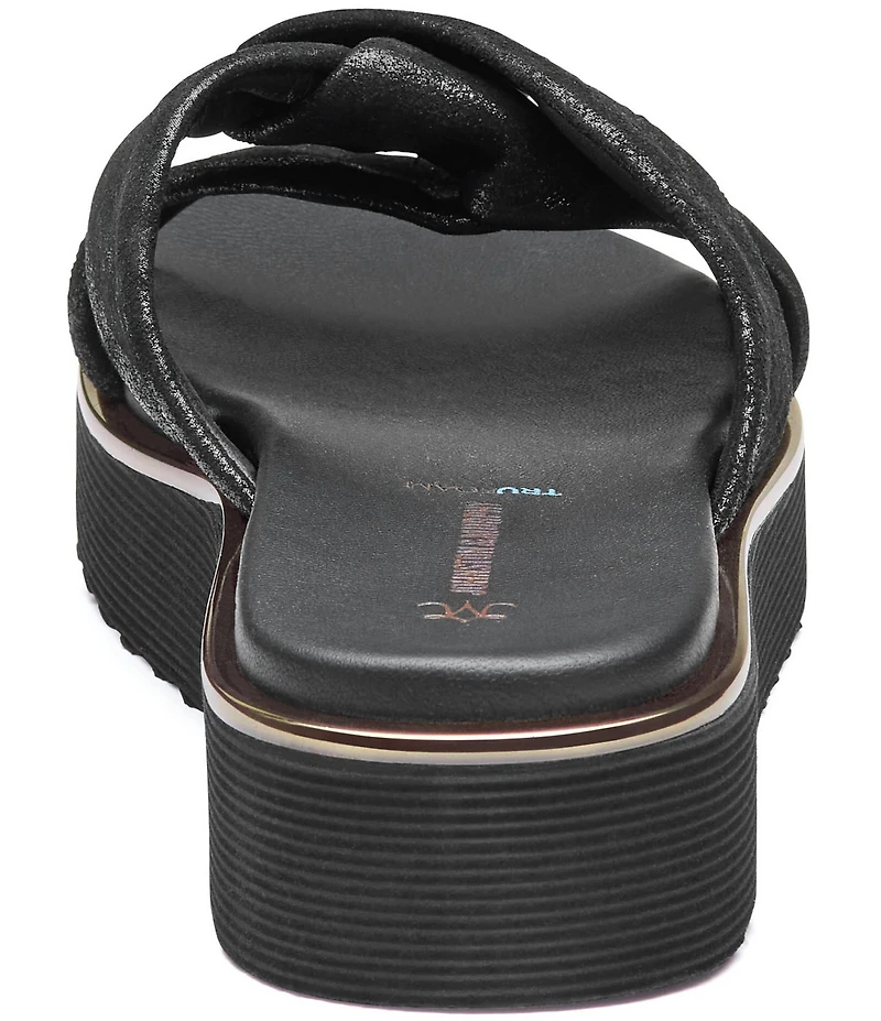 Johnston & Murphy Women's Mitzi Suede Knotted Slide Sandals