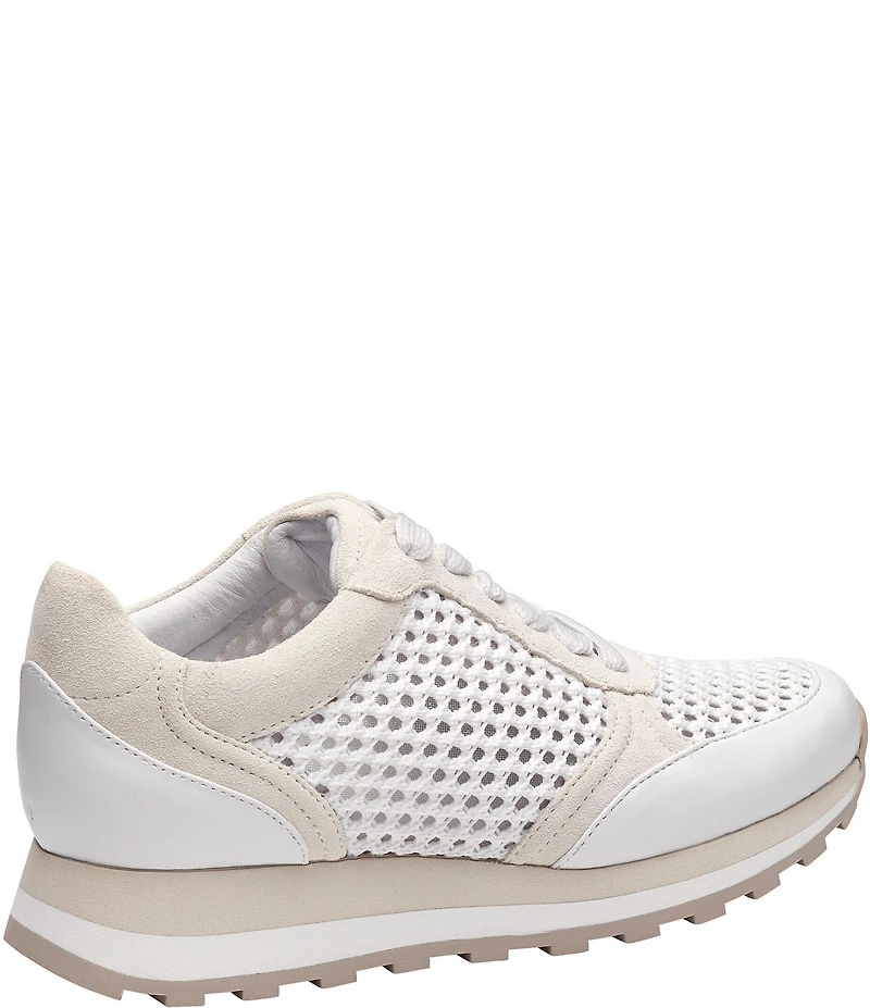 Johnston & Murphy Women's Piper Multi Crochet Lace Up Sneakers