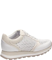 Johnston & Murphy Women's Piper Multi Crochet Lace Up Sneakers