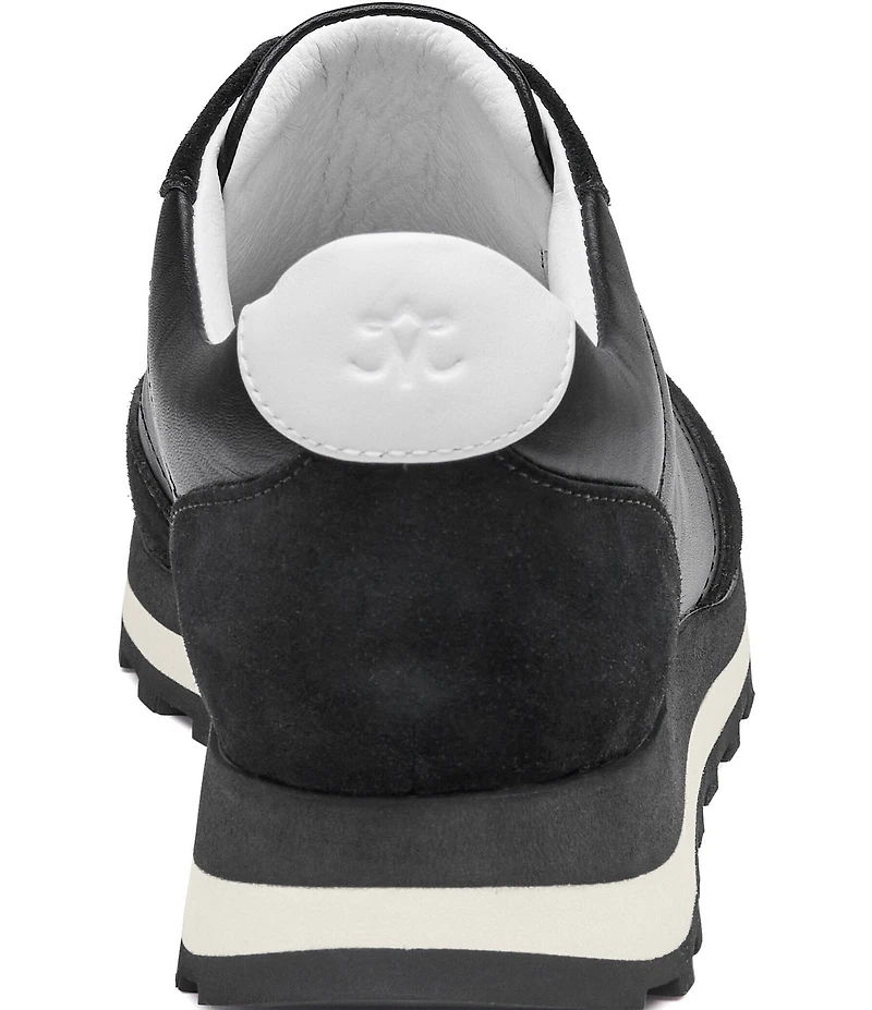 Johnston & Murphy Women's Piper Suede and Leather Lace Up Sneakers