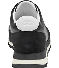 Johnston & Murphy Women's Piper Suede and Leather Lace Up Sneakers