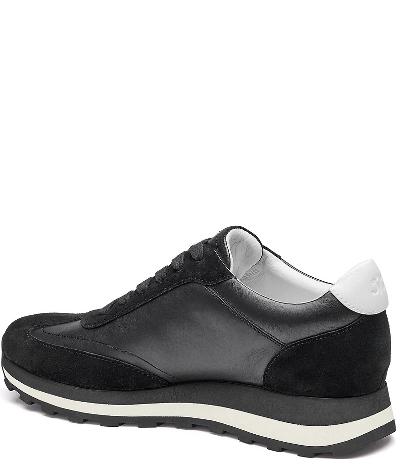 Johnston & Murphy Women's Piper Suede and Leather Lace Up Sneakers