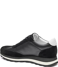 Johnston & Murphy Women's Piper Suede and Leather Lace Up Sneakers