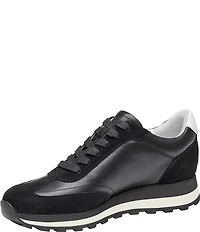 Johnston & Murphy Women's Piper Suede and Leather Lace Up Sneakers