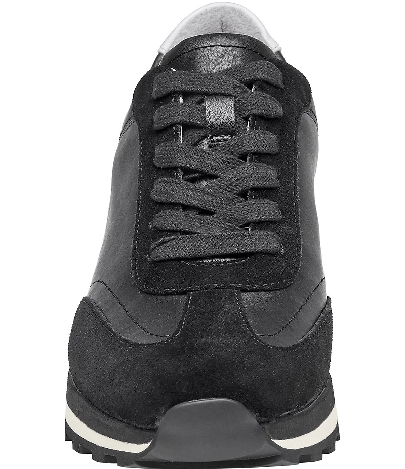 Johnston & Murphy Women's Piper Suede and Leather Lace Up Sneakers