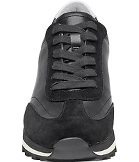 Johnston & Murphy Women's Piper Suede and Leather Lace Up Sneakers