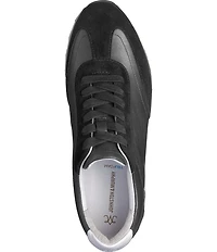 Johnston & Murphy Women's Piper Suede and Leather Lace Up Sneakers