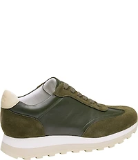 Johnston & Murphy Women's Piper T-Toe Leather and Suede Sneakers