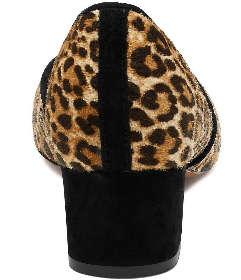 Johnston & Murphy Women's Sienna Leopard Print Calf Hair Pumps
