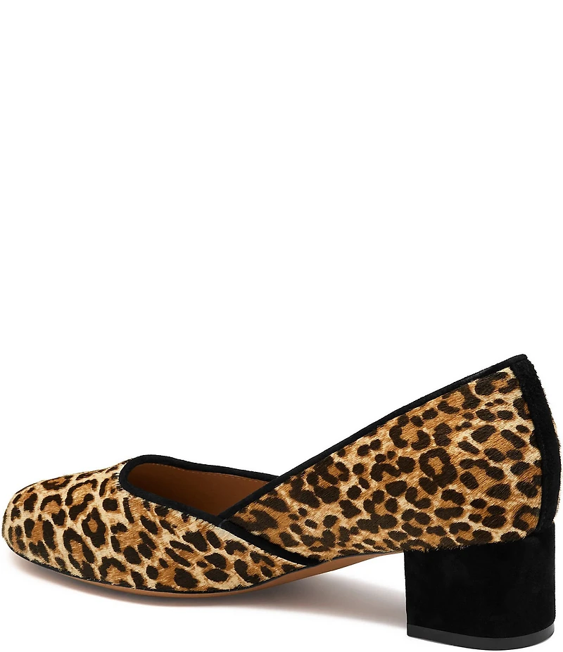 Johnston & Murphy Women's Sienna Leopard Print Calf Hair Pumps