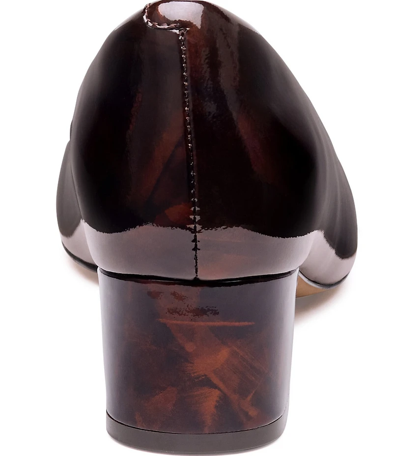 Johnston & Murphy Women's Sienna Patent Leather Mismatch Ornamented Pumps