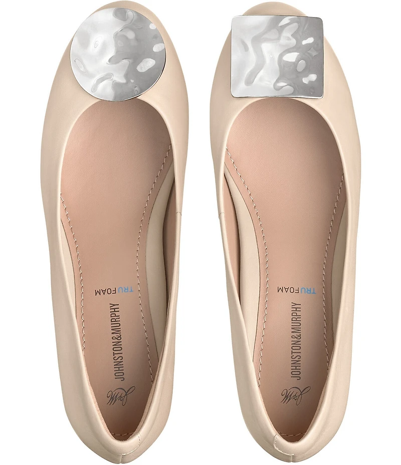 Johnston & Murphy Women's Sienna Nappa Leather Mismatch Ornament Pumps
