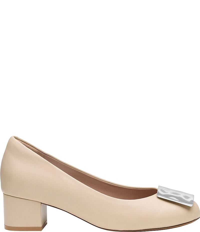 Johnston & Murphy Women's Sienna Nappa Leather Mismatch Ornament Pumps