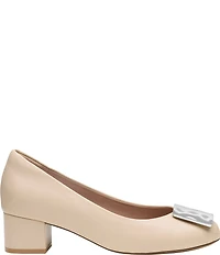 Johnston & Murphy Women's Sienna Nappa Leather Mismatch Ornament Pumps