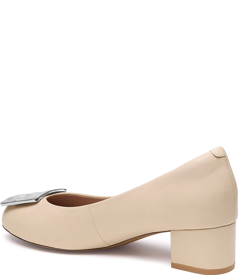 Johnston & Murphy Women's Sienna Nappa Leather Mismatch Ornament Pumps
