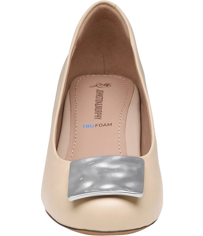 Johnston & Murphy Women's Sienna Nappa Leather Mismatch Ornament Pumps