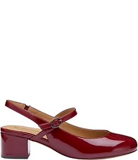 Johnston & Murphy Women's Sienna Patent Leather Slingback Mary Jane Pumps