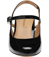 Johnston & Murphy Women's Sienna Patent Leather Slingback Mary Jane Pumps
