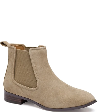 Johnston & Murphy Women's Tinsley Suede Chelsea Booties