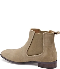 Johnston & Murphy Women's Tinsley Suede Chelsea Booties