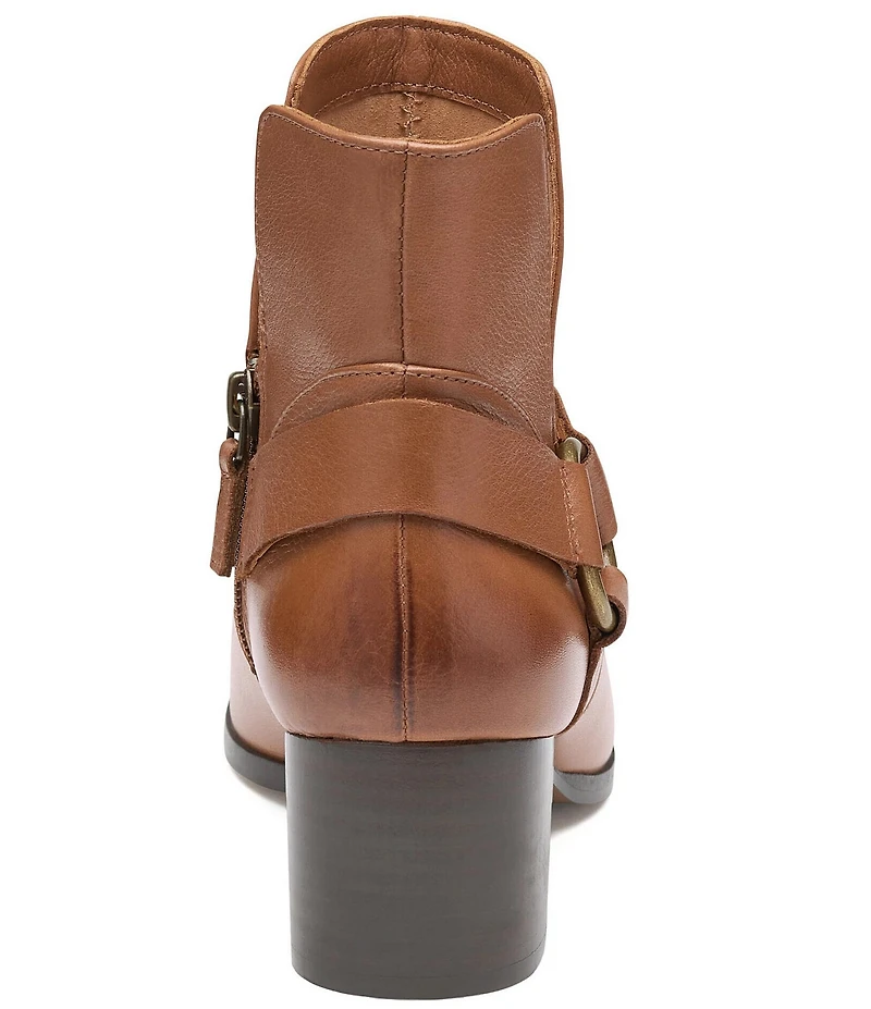 Johnston & Murphy Women's Trista O-Ring Harness Hardware Leather Booties