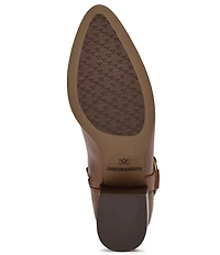 Johnston & Murphy Women's Trista O-Ring Harness Hardware Leather Booties