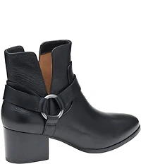 Johnston & Murphy Women's Trista O-Ring Harness Hardware Leather Booties