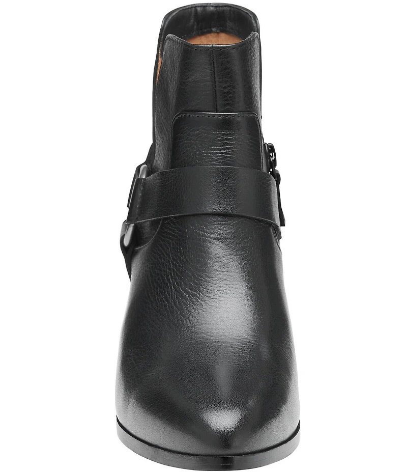 Johnston & Murphy Women's Trista O-Ring Harness Hardware Leather Booties