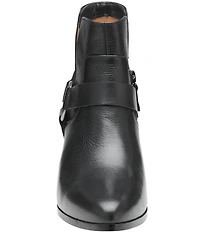 Johnston & Murphy Women's Trista O-Ring Harness Hardware Leather Booties