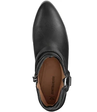 Johnston & Murphy Women's Trista O-Ring Harness Hardware Leather Booties