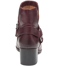 Johnston & Murphy Women's Trista O-Ring Harness Hardware Leather Booties