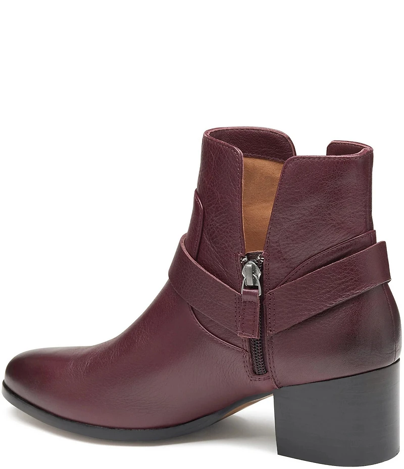 Johnston & Murphy Women's Trista O-Ring Harness Hardware Leather Booties