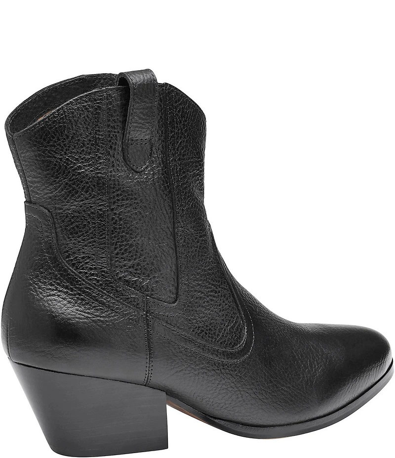 Johnston & Murphy Women's Tristen Waterproof Leather Western Booties