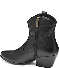 Johnston & Murphy Women's Tristen Waterproof Leather Western Booties