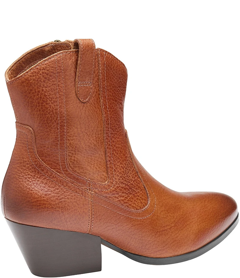 Johnston & Murphy Women's Tristen Waterproof Leather Western Booties