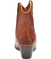 Johnston & Murphy Women's Tristen Waterproof Leather Western Booties