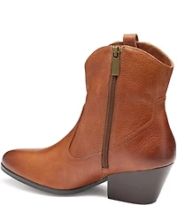 Johnston & Murphy Women's Tristen Waterproof Leather Western Booties
